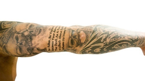 randy orton tattoo arm