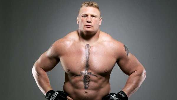 brock lesnar chest tatuaggi