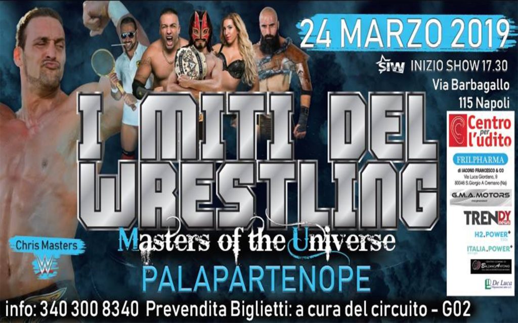 Chris Masters in azione a Napoli! I Miti del Wrestling: Masters of the Universe | Review