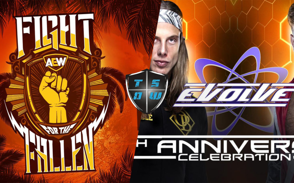 WWE e AEW: EVOLVE vs Fight For The Fallen