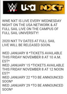 NXT - USA Network: cambierà l'arena?