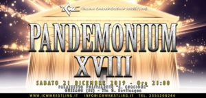 ICW Pandemonium XVII: La card dell'evento