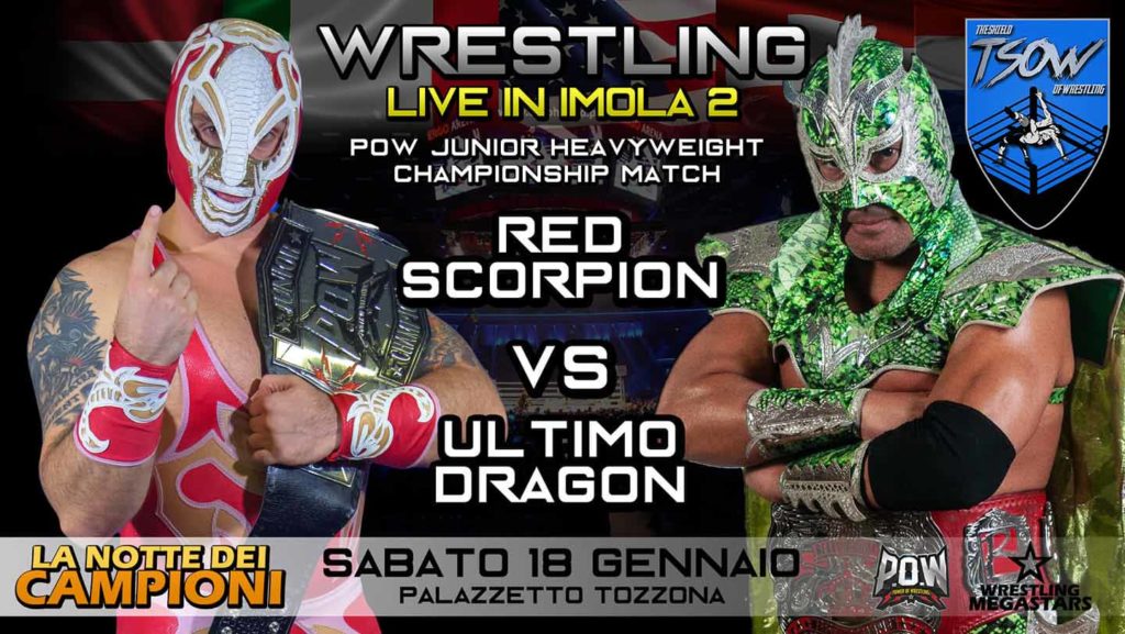 Wrestling Megastars Red Scorpion vs Ultimo Dragon