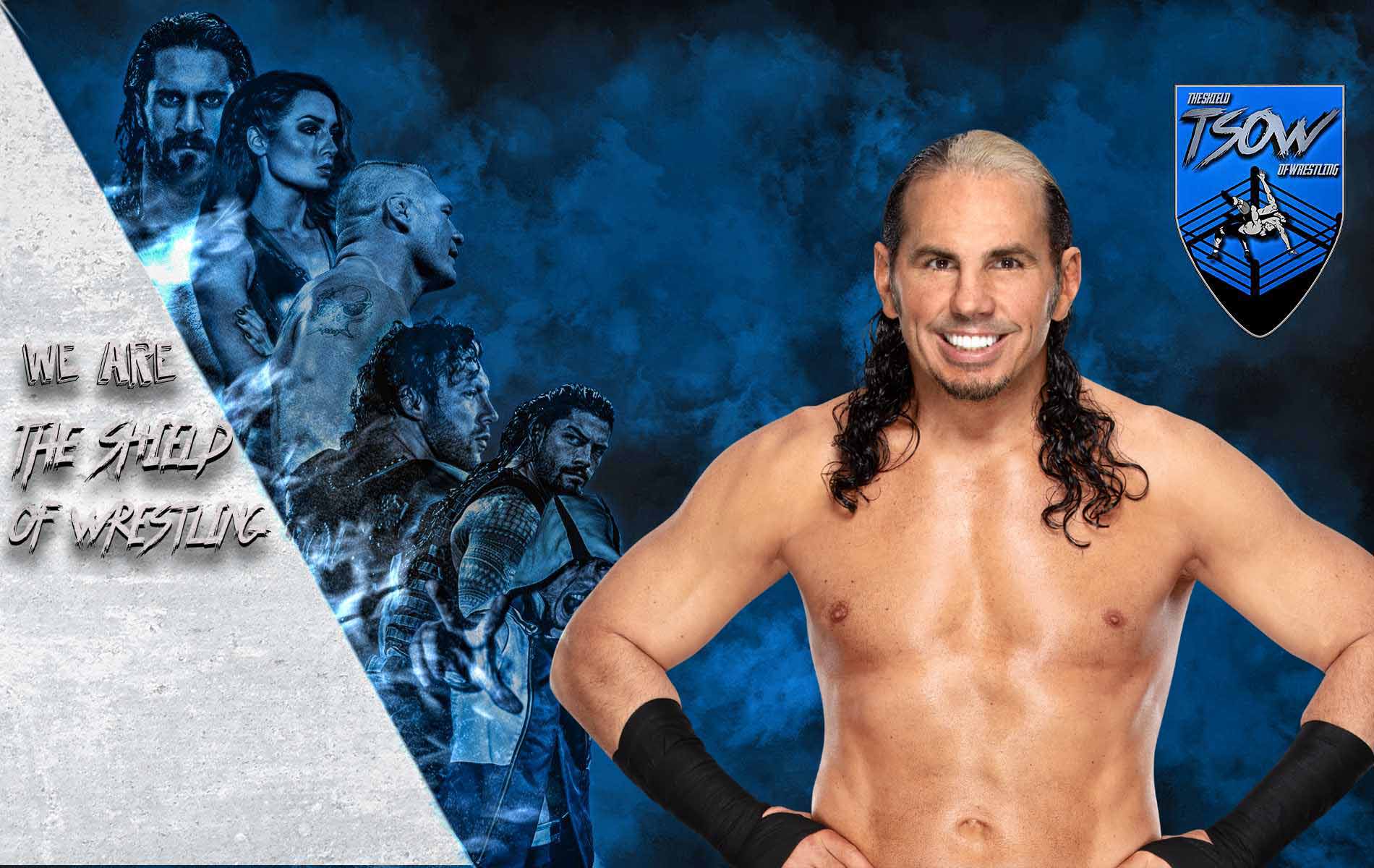 Matt Hardy abbandona la WWE