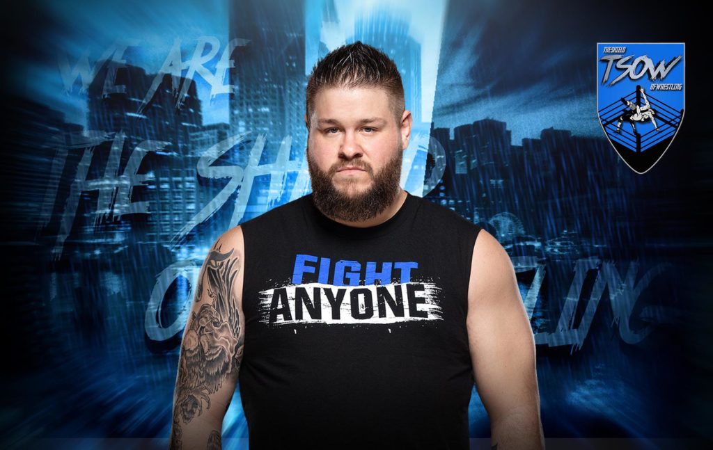 Kevin Owens infortunato durante WrestleMania 36