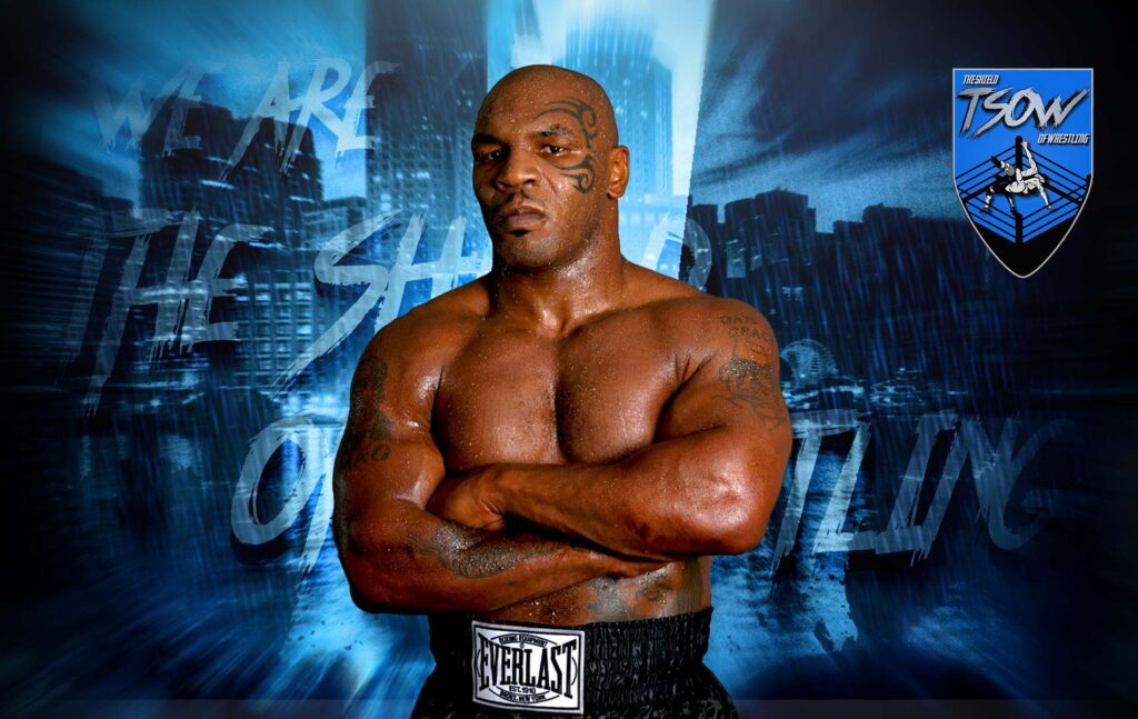 Mike Tyson: forte gancio destro a Cash Wheeler a AEW Dynamite