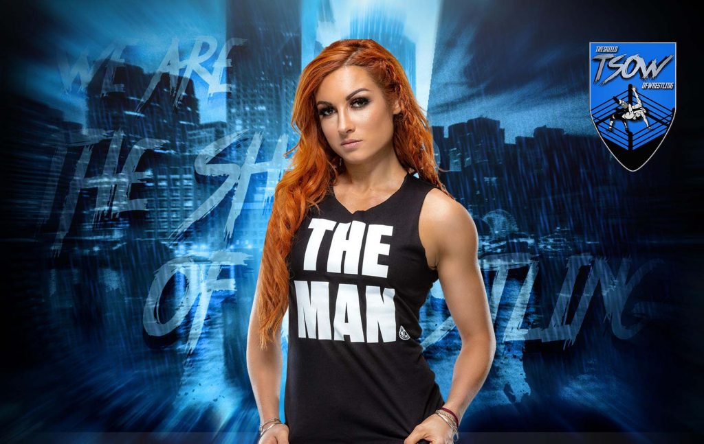 Becky Lynch era nel backstage di Hell in a Cell