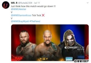 Karrion Kross e Bray Wyatt stuzzicano la fantasia dei fan su Twitter