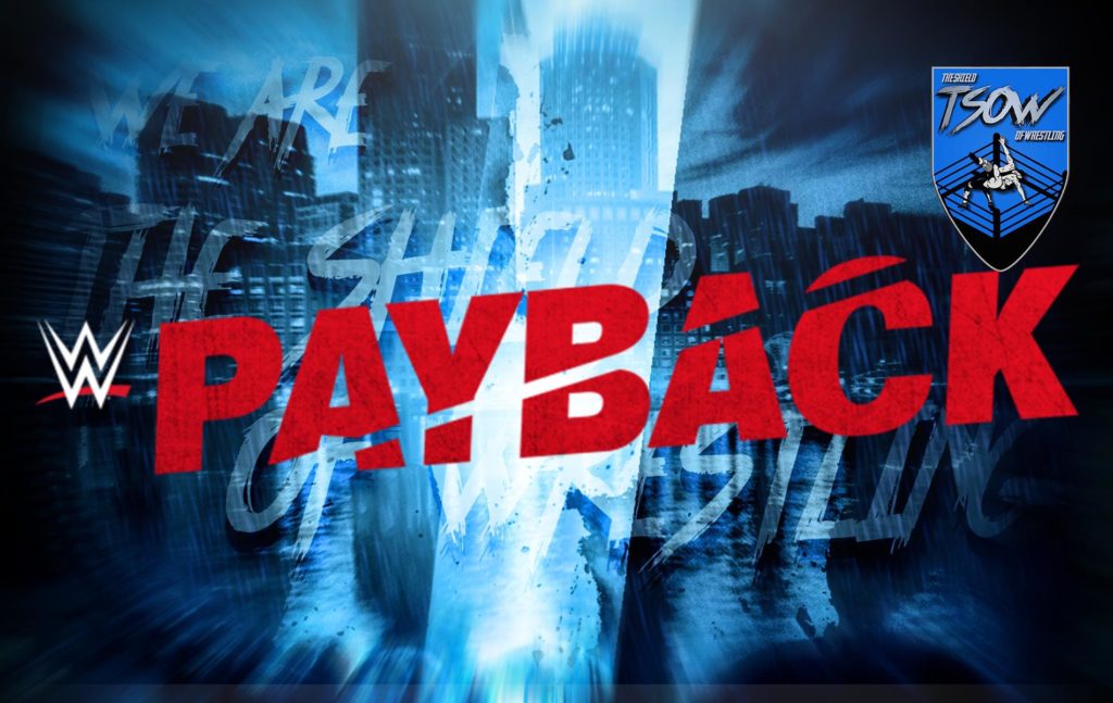 WWE Payback: primo match annunciato per l'evento