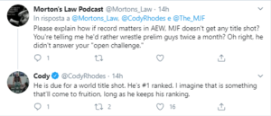 AEW World Championship: rivelato lo sfidante di Jon Moxley a ALL OUT 2020?