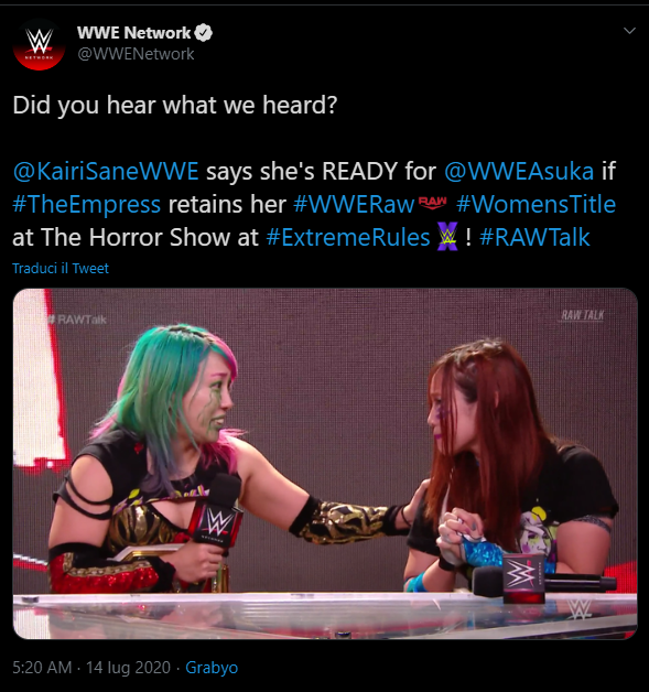 Kairi Sane punta al Titolo Femminile di RAW