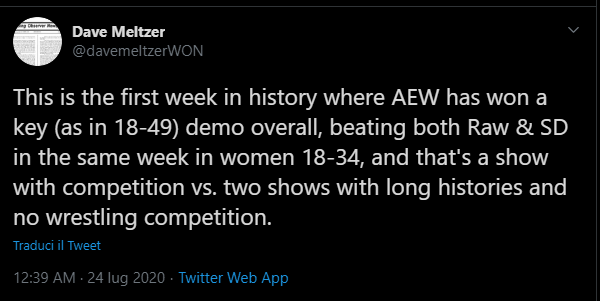 AEW Dynamite: storico successo contro la WWE