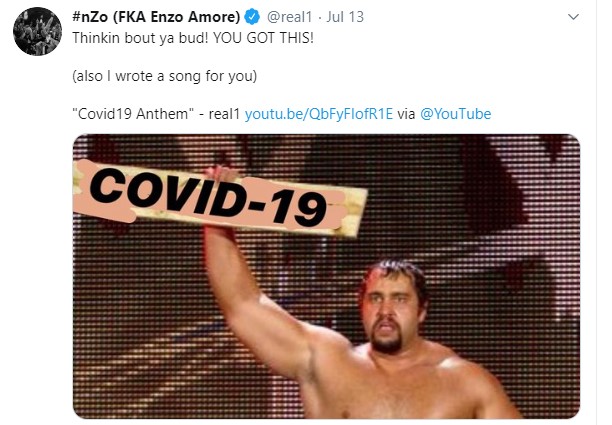 Rusev ha contratto il Covid-19: sostegno e vicinanza da parte dei colleghi