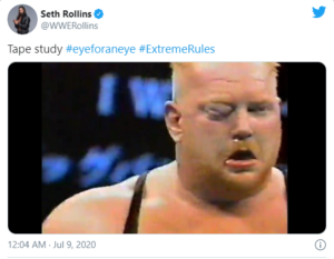 Seth Rollins sta studiando per vincere l'Eye for an Eye Match