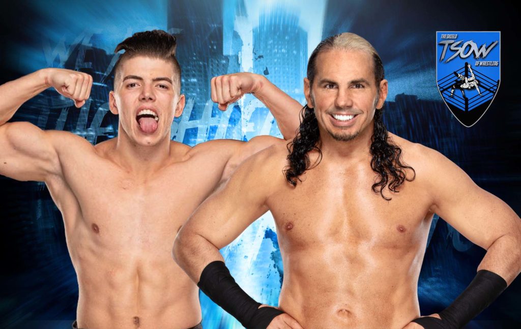 All Out: come è finito il match tra Matt Hardy e Sammy Guevara?