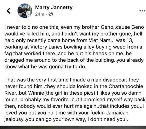 Marty Jannetty ammette di aver fatto scomparire una persona