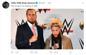 Enzo Amore tornerà a combattere con Big Cass?