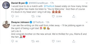 The Rock scherza con Daniel Bryan per un loro match in WWE