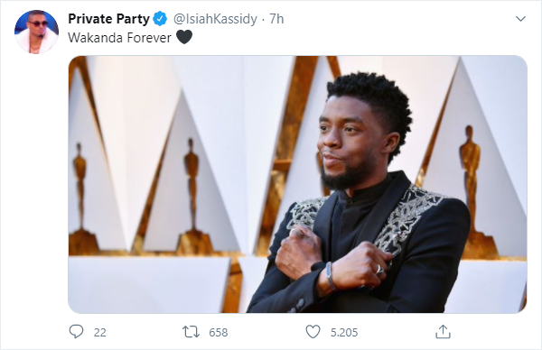 Morto Chadwick Boseman: il cordoglio del mondo del wrestling