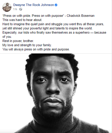 Morto Chadwick Boseman: il cordoglio del mondo del wrestling