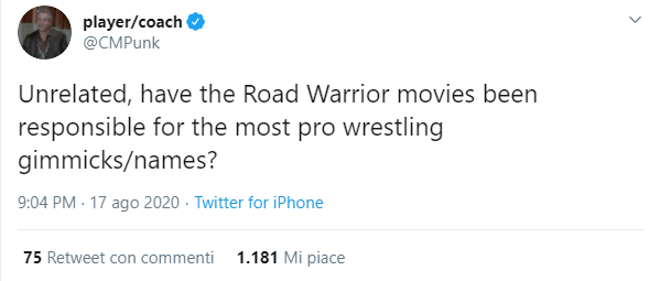 CM Punk pone una scherzosa domanda su WWE ThunderDome