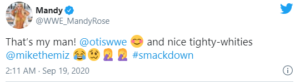 Otis spoglia The Miz a SmackDown: la reazione di Mandy Rose