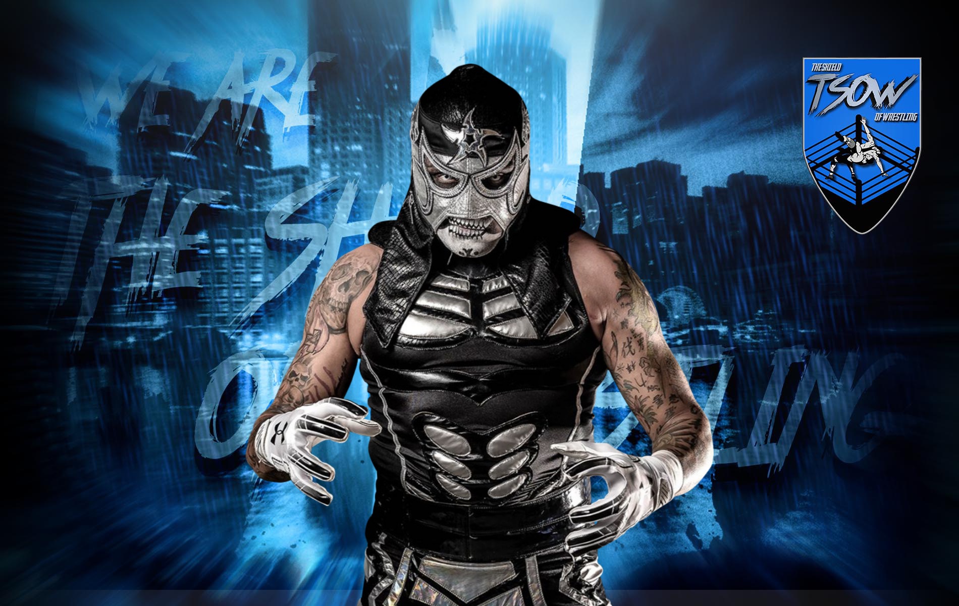 Pentagon Jr calciatrice messicana esulta con il suo Cero Miedo