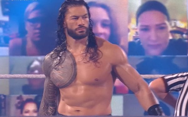 Roman Reigns si presenta con un nuovo look a Clash of Champions