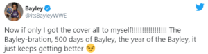 Bayley eletta miglior lottatrice del 2020: la sua reazione su Twitter