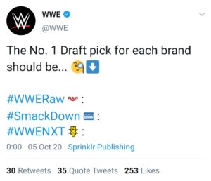 Draft WWE 2020: anche NXT sceglierà le proprie Superstar?