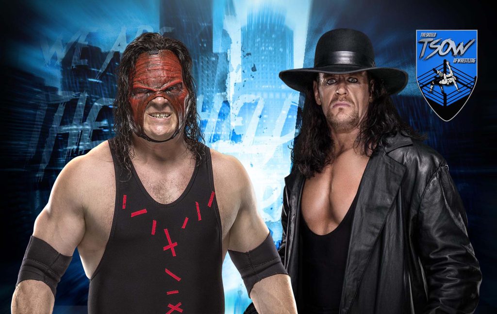 Kane si congratula con The Undertaker per la WWE HOF