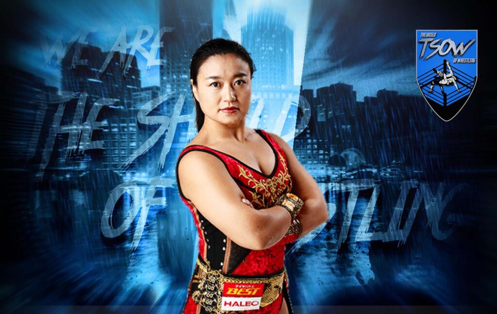 Meiko Satomura firma con NXT UK