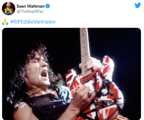 Eddie Van Halen: le reazioni del mondo del wrestling alla sua scomparsa