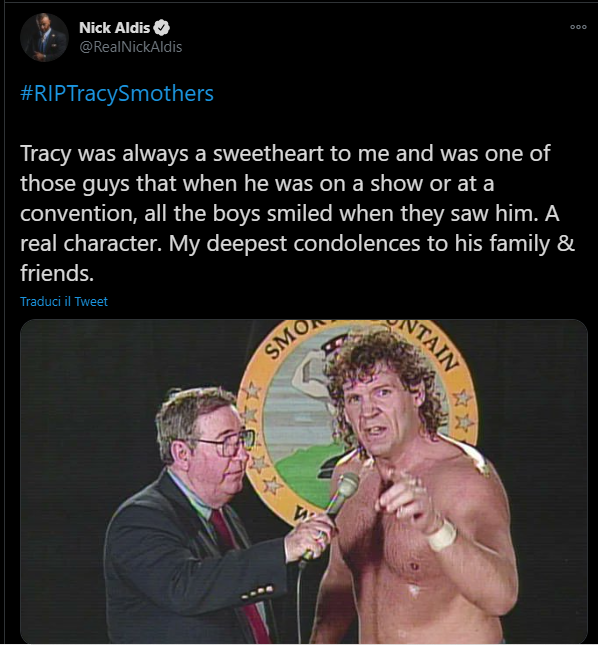 Tracy Smothers: le reazioni del mondo del wrestling alla sua scomparsa