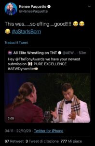 Renee Young commenta il segmento musicale di Chris Jericho e MJF a Dynamite