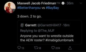 MJF vorrebbe affrontare Adam Cole: la sfida arriva su Twitter