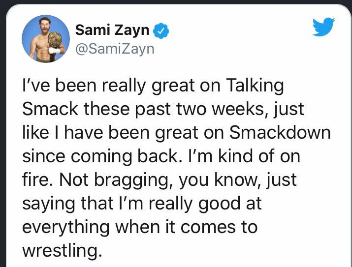 Sami Zayn: secondo lui la WWE gli manca di rispetto