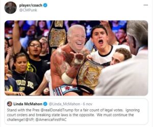 CM Punk twitta contro Donald Trump e Linda McMahon