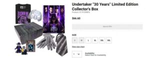 The Undertaker: in vendita la special box ad un prezzo demoniaco