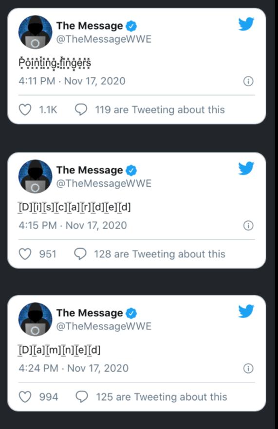 RETRIBUTION ha preso il controllo dell’account Twitter della WWE