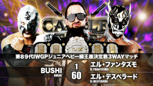 NJPW Castle Attack - BUSHI vs ELP vs El Desperado