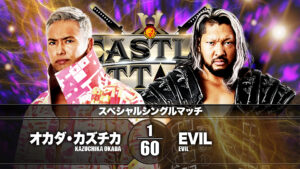 NJPW Castle Attack - Kazuchika Okada vs EVIL