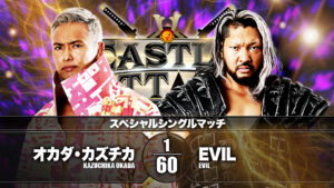 NJPW Castle Attack Day 1 & Day 2 - Anteprima NJPW Castle Attack - Kazuchika Okada vs EVIL