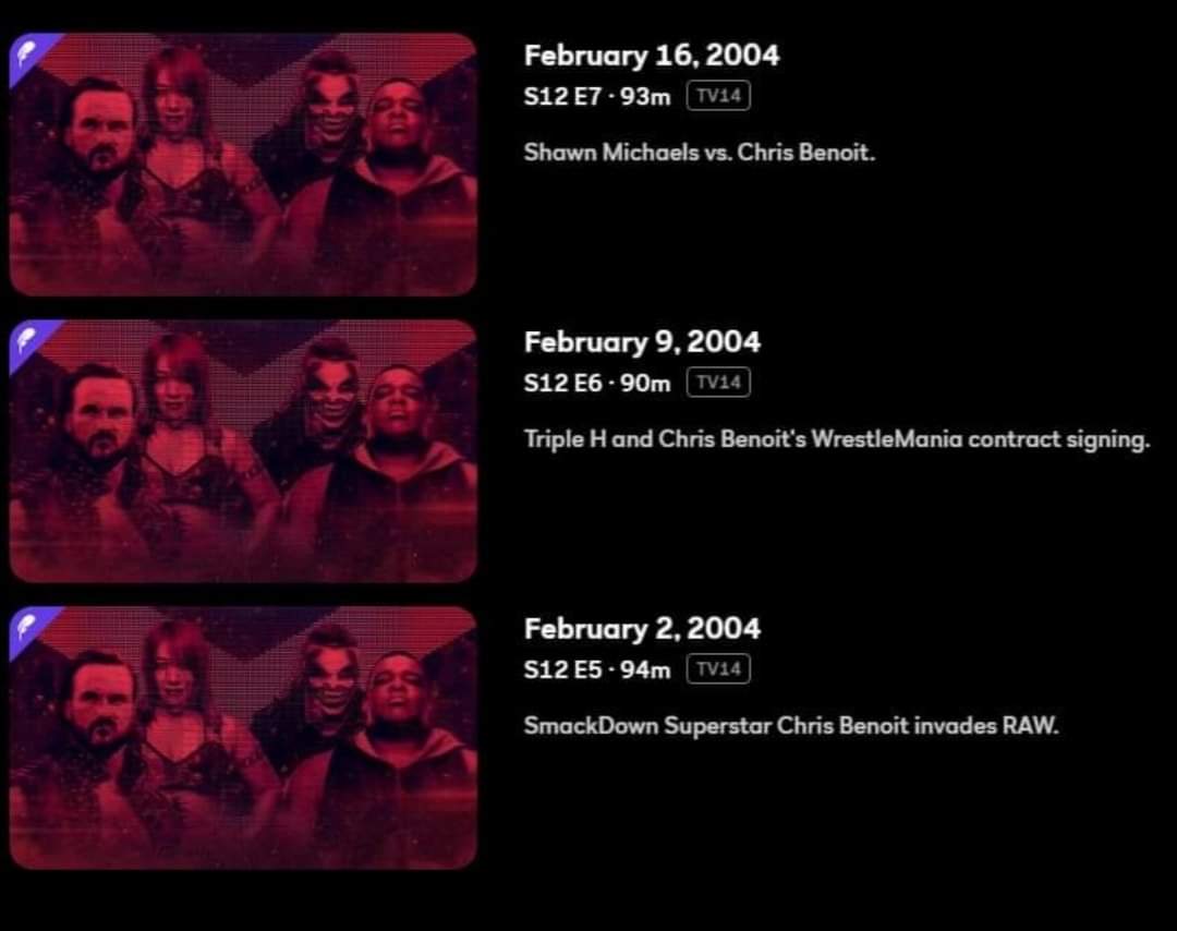 Chris Benoit: i suoi segmenti saranno rimossi da Peacock?
