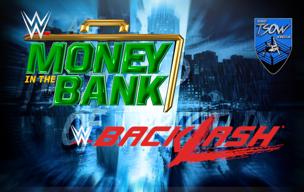 Money In The Bank e Backlash: confermata la data dei PPV WWE