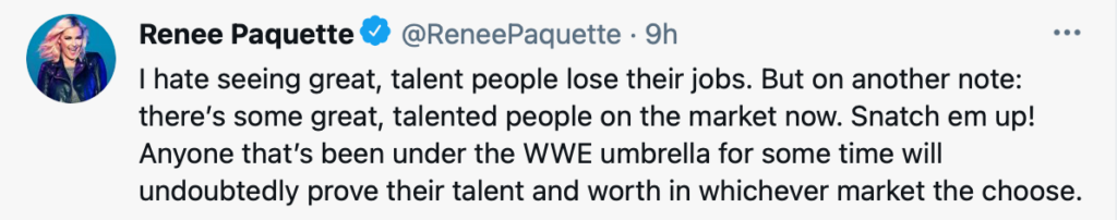 Renee Paquette parla dei recenti licenziamenti in WWE