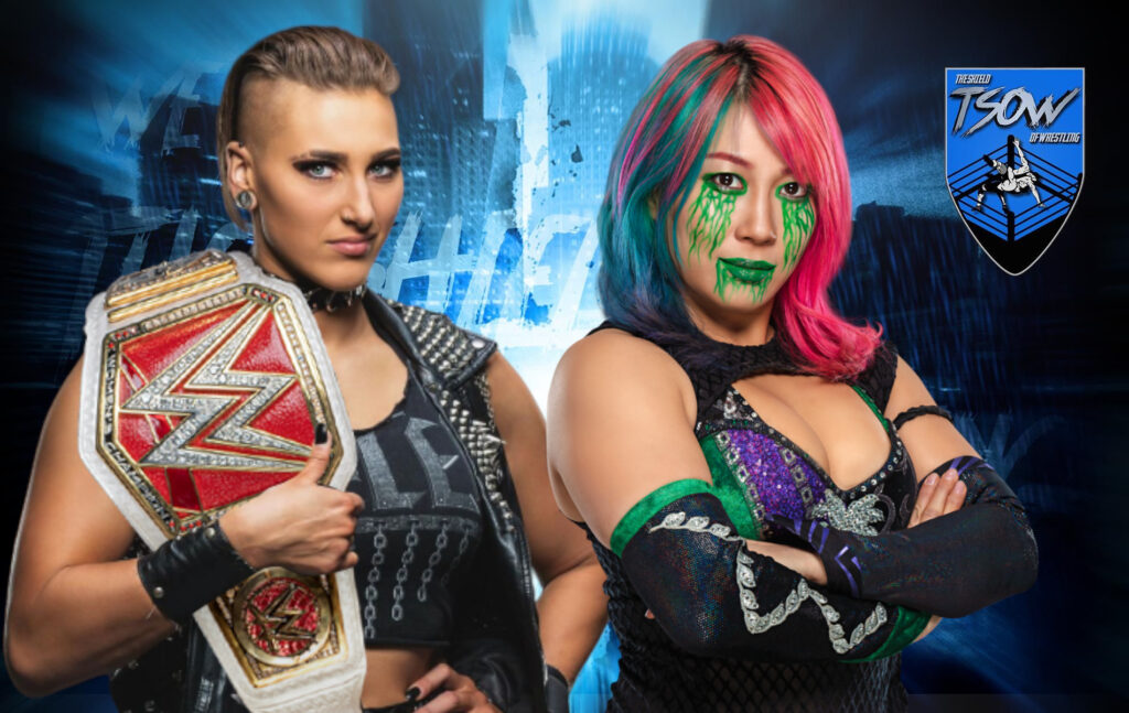 Rhea Ripley e Asuka: brutto botch nel loro match di RAW