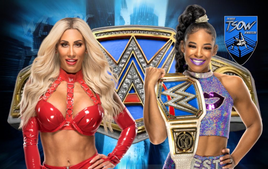 Carmella accusa Bianca Belair di aver barato