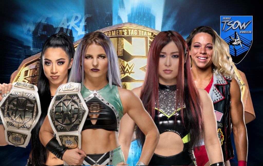 Io Shirai & Zoey Stark conquistano gli NXT Women's Tag Team Championship a GAB