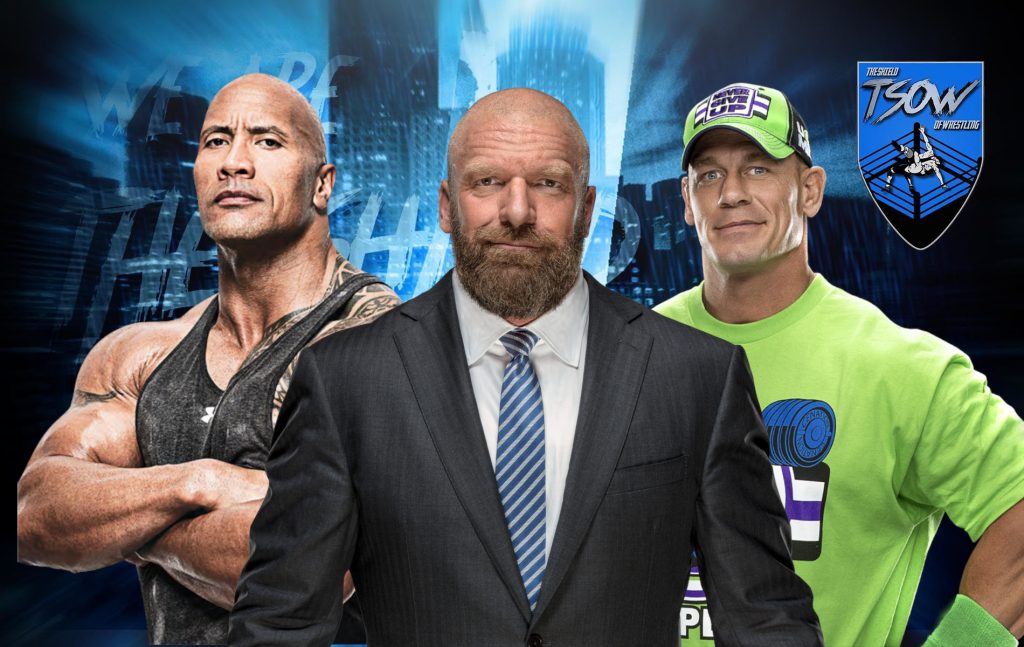 Triple H parla di The Rock e John Cena
